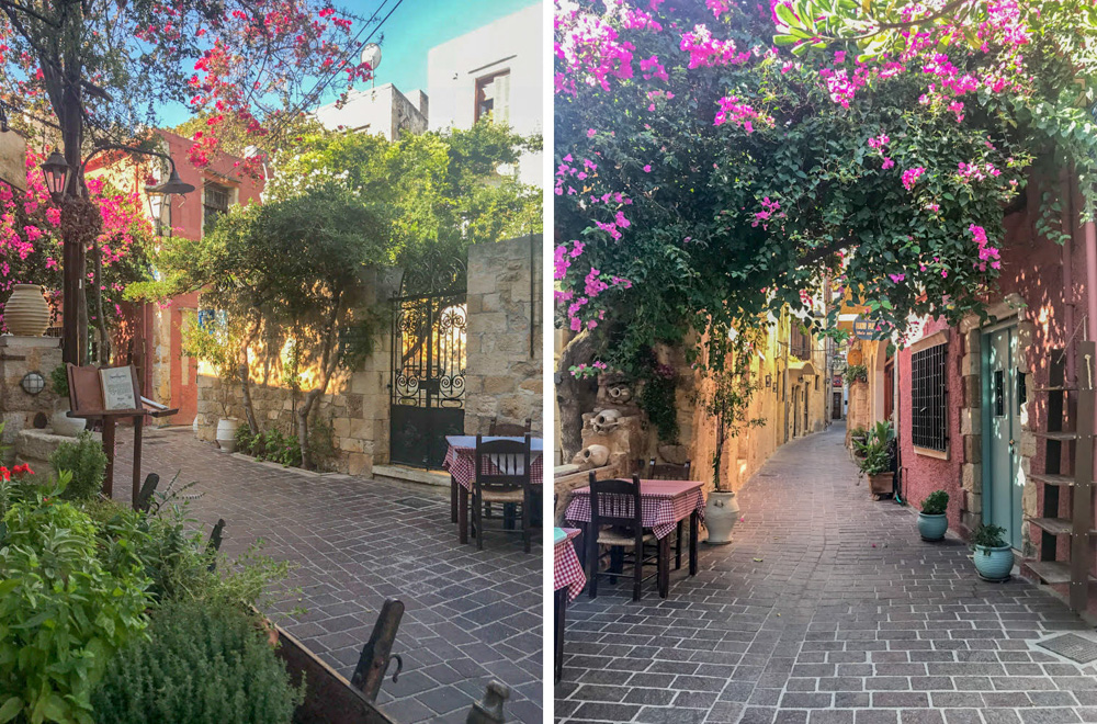 Walking through the old town of Chania