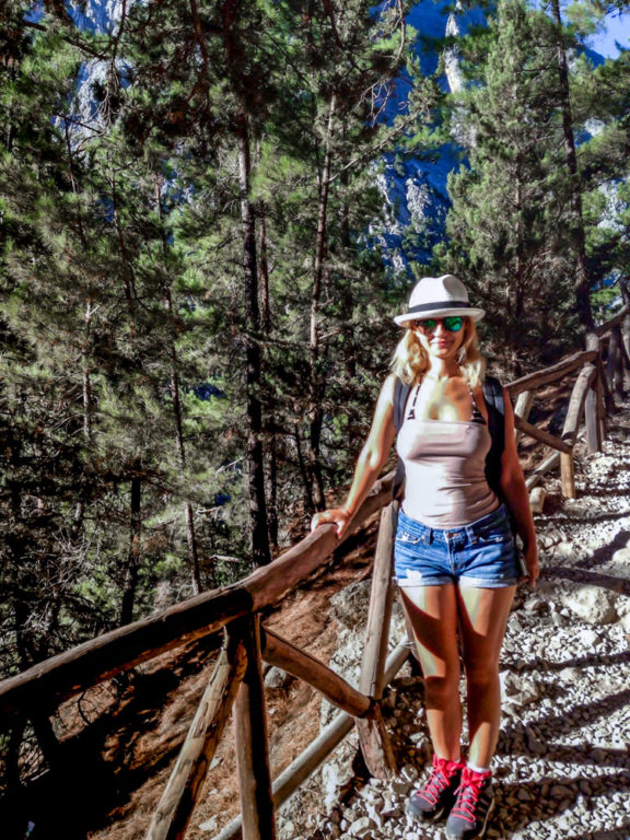 Hiking in Samaria Gorge National Park