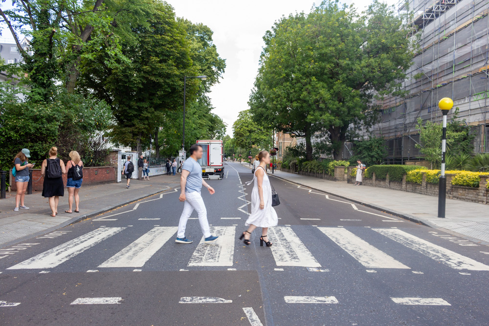 The Beatles crosswalk in Abbey Road The Athenian Girl